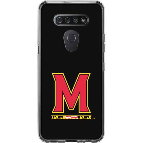 University of Maryland M Logo LG K51/Q51 Clear Case
