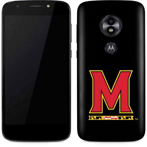 University of Maryland M Logo Moto E5 Play Skin