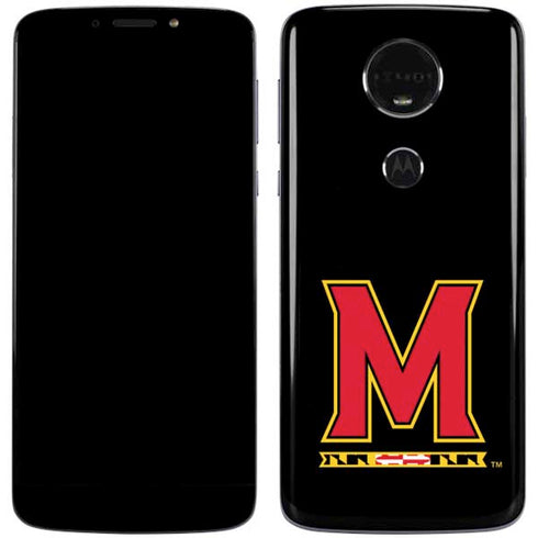 University of Maryland M Logo Moto E5 Plus Skin