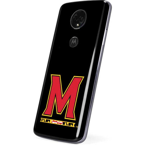 University of Maryland M Logo Moto E5 Plus Skin