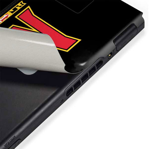 University of Maryland M Logo Nintendo Switch Bundle Skin