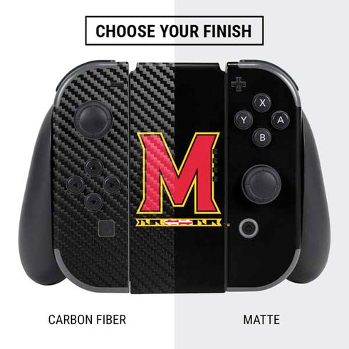 University of Maryland M Logo Nintendo Switch Bundle Skin