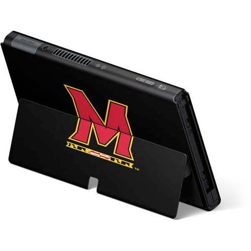 University of Maryland M Logo Nintendo Switch OLED (2021) Skin