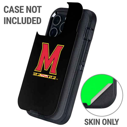 University of Maryland M Logo Otterbox Defender iPhone Skin
