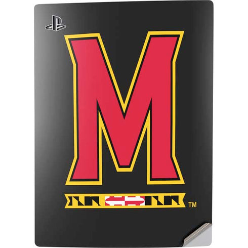 University of Maryland M Logo PS5 Digital Edition Console Skin