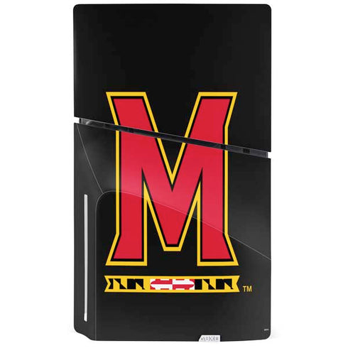 University of Maryland M Logo PS5 Slim Disk Console Skin