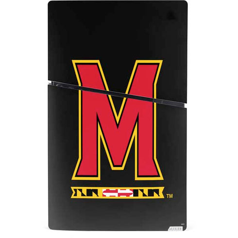 University of Maryland M Logo PS5 Slim Digital Edition Bundle Skin