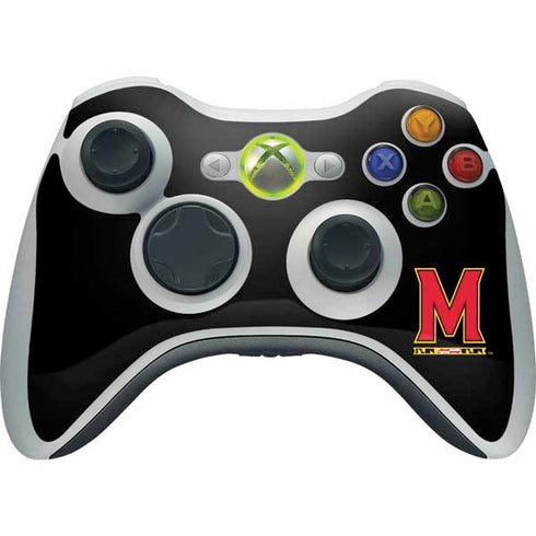 University of Maryland M Logo Xbox 360 Wireless Controller Skin