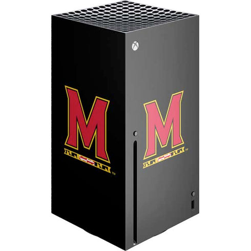 University of Maryland M Logo Xbox Series X Console Skin