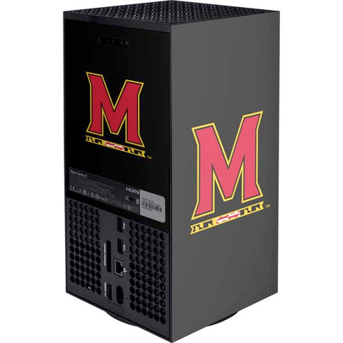 University of Maryland M Logo Xbox Series X Console Skin