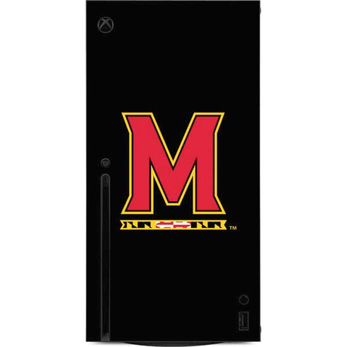 University of Maryland M Logo Xbox Series X Console Skin