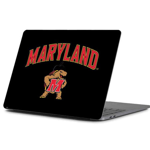 University of Maryland Collegiate Text Apple MacBook Pro 13-inch Skin
