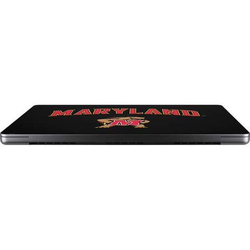 University of Maryland Collegiate Text MacBook Pro 14in (2021-24) Skin