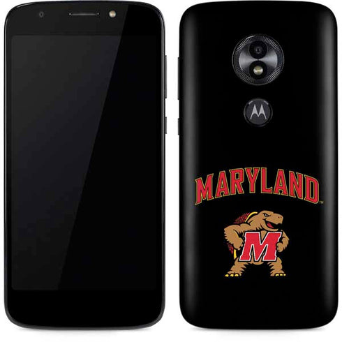 University of Maryland Collegiate Text Moto E5 Play Skin
