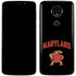 University of Maryland Collegiate Text Moto E5 Plus Skin
