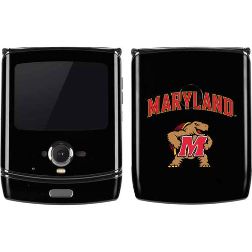 University of Maryland Collegiate Text Motorola RAZR Skin