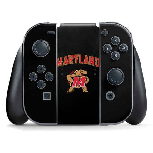 University of Maryland Collegiate Text Nintendo Switch (2017-2021) Joy-Con Controller Skin