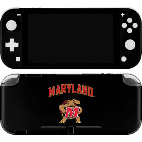 University of Maryland Collegiate Text Nintendo Switch Lite Skin