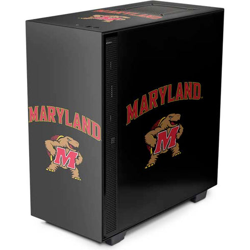 University of Maryland Collegiate Text NZXT H510 Compact ATX Mid-Tower Case Skin