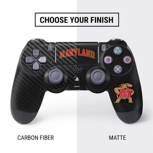 University of Maryland Collegiate Text PS4 Controller Skin