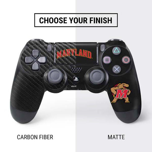 University of Maryland Collegiate Text PS4 Pro/Slim Controller Skin