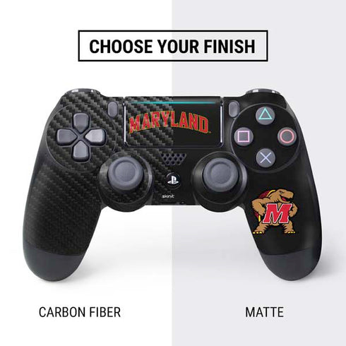 University of Maryland Collegiate Text PS4 Slim Bundle Skin
