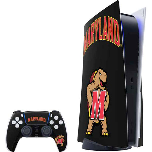 University of Maryland Collegiate Text PS5 Bundle Skin