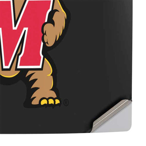 University of Maryland Collegiate Text PS5 Console Skin