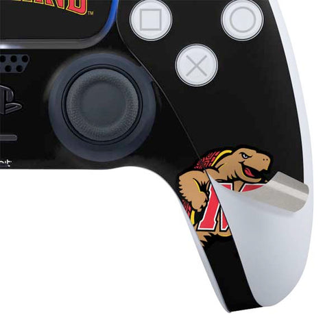 University of Maryland Collegiate Text PS5 Slim Digital Edition Bundle Skin