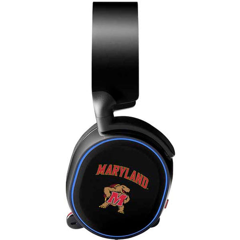 University of Maryland Collegiate Text SteelSeries Arctis 3 Skin