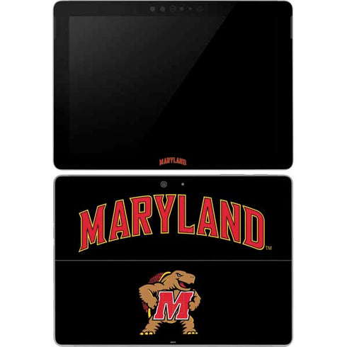 University of Maryland Collegiate Text Surface Go Skin