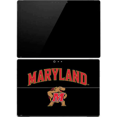 University of Maryland Collegiate Text Surface Pro 4 Skin