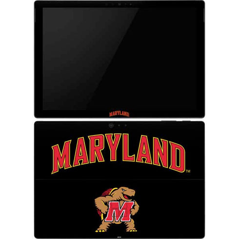 University of Maryland Collegiate Text Surface Pro 6 Skin