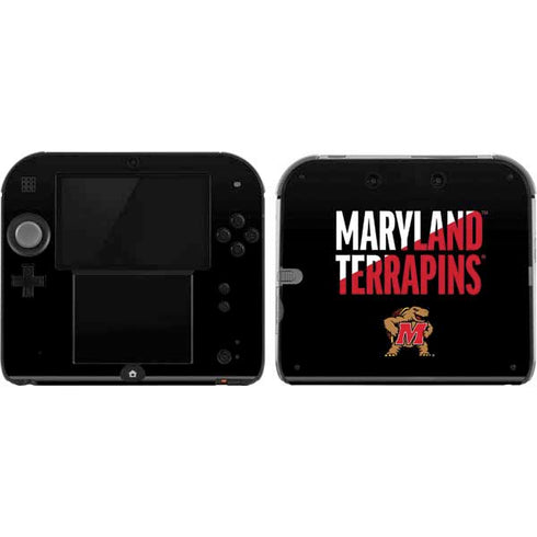 University of Maryland Terrapins Athletic Marks Nintendo 2DS Skin