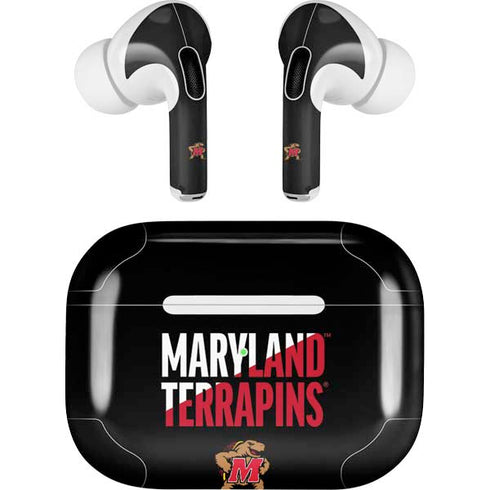 University of Maryland Terrapins Athletic Marks Apple AirPods Pro Skin