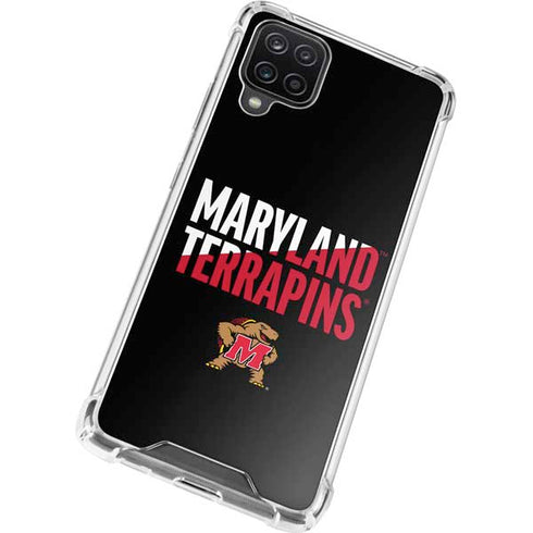University of Maryland Terrapins Athletic Marks Galaxy A12 Clear Case