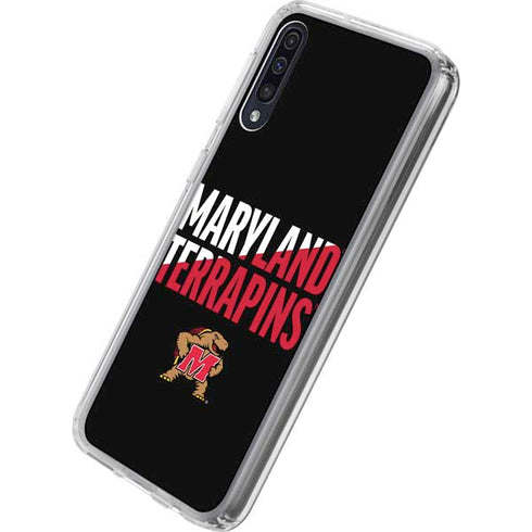 University of Maryland Terrapins Athletic Marks Galaxy A50 Clear Case