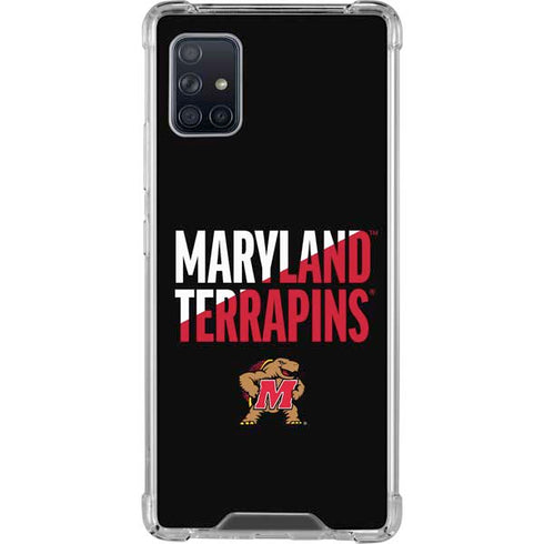 University of Maryland Terrapins Athletic Marks Galaxy A51 5G Clear Case