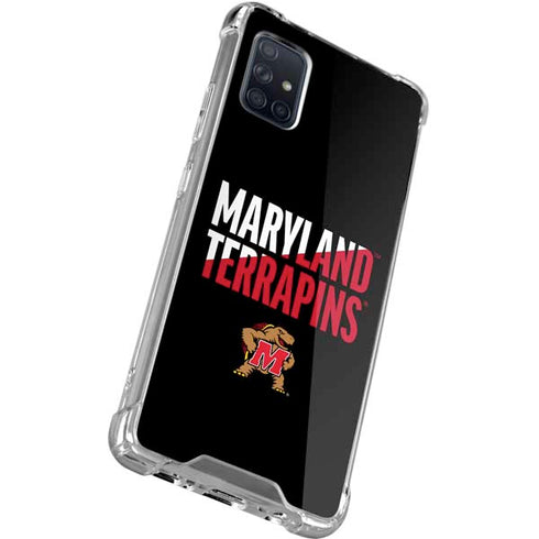 University of Maryland Terrapins Athletic Marks Galaxy A71 5G Clear Case