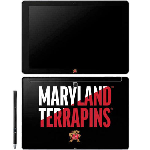 University of Maryland Terrapins Athletic Marks Galaxy Book 12in Skin