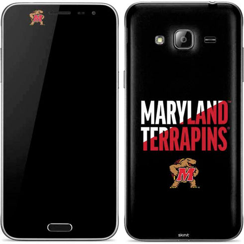 University of Maryland Terrapins Athletic Marks Galaxy J3 Skin