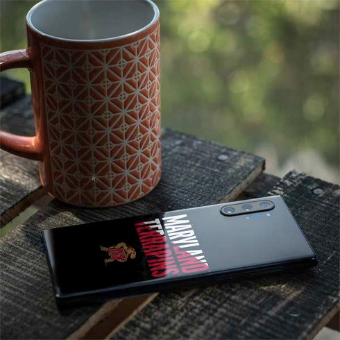 University of Maryland Terrapins Athletic Marks Galaxy Note 10 Plus Skin