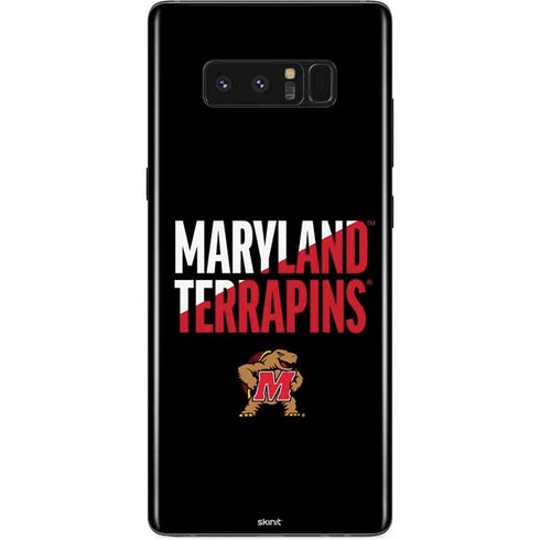 University of Maryland Terrapins Athletic Marks Galaxy Note 8 Skin