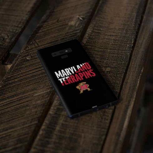 University of Maryland Terrapins Athletic Marks Galaxy Note 9 Skin