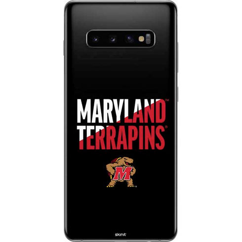 University of Maryland Terrapins Athletic Marks Galaxy S10 Plus Skin