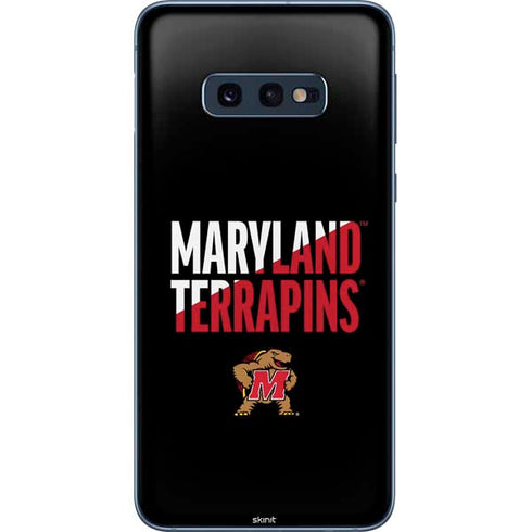University of Maryland Terrapins Athletic Marks Galaxy S10e Skin