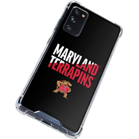 University of Maryland Terrapins Athletic Marks Galaxy S20 FE Clear Case