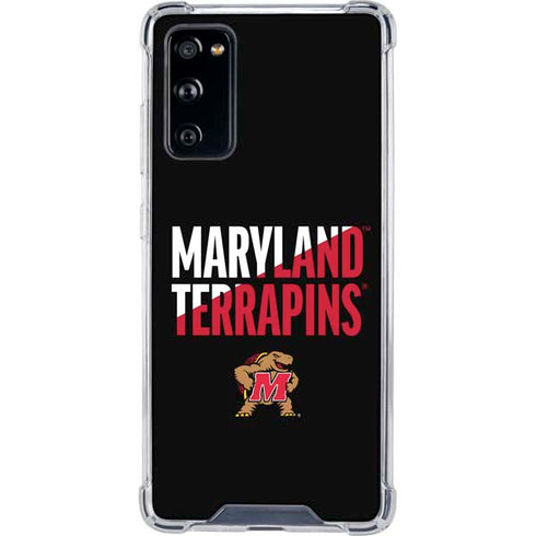University of Maryland Terrapins Athletic Marks Galaxy S20 FE Clear Case