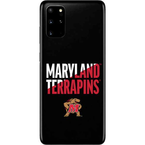 University of Maryland Terrapins Athletic Marks Galaxy S20 Plus Skin