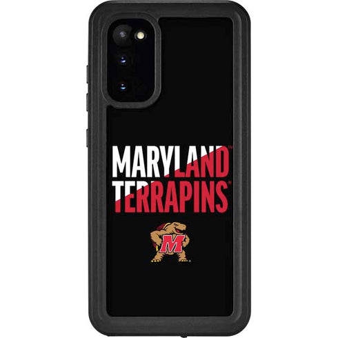 University of Maryland Terrapins Athletic Marks Galaxy S20 Waterproof Case